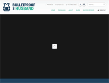 Tablet Screenshot of bulletproofhusband.com
